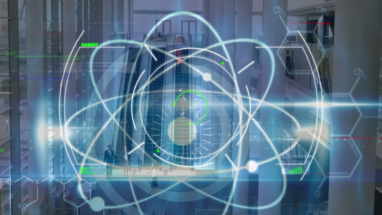 사무실에서 스 ⁇  스캐닝의 애니메이션