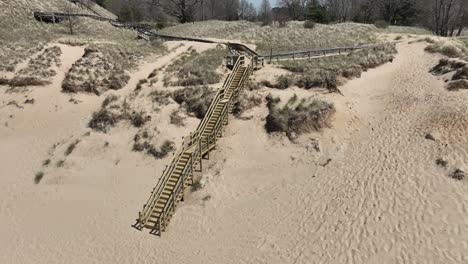 Slight-down-angle-view-of-a-newly-built-addition-to-the-beach-access-system