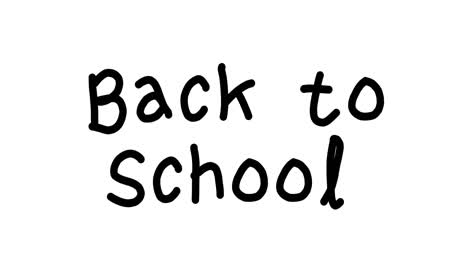 Animation-of-back-to-school-text-on-white-background