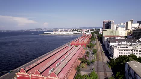 porto maravilha , old harbor landmark, warehouse facilities