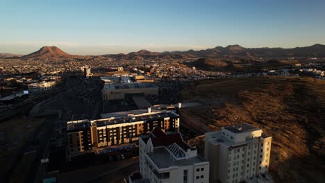 Drohnenaufnahme-Des-Neuesten-Teils-Der-Stadt-Chihuahua-In-Mexiko