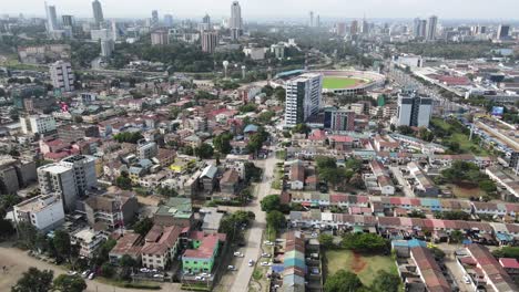 vista aérea de nairobi, kenia
