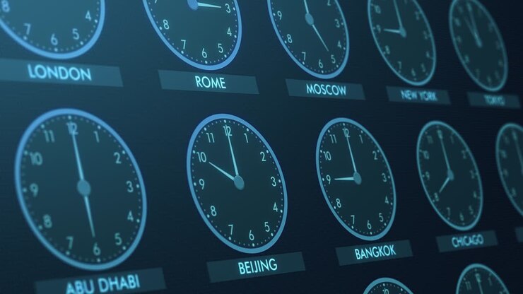 time zone clocks