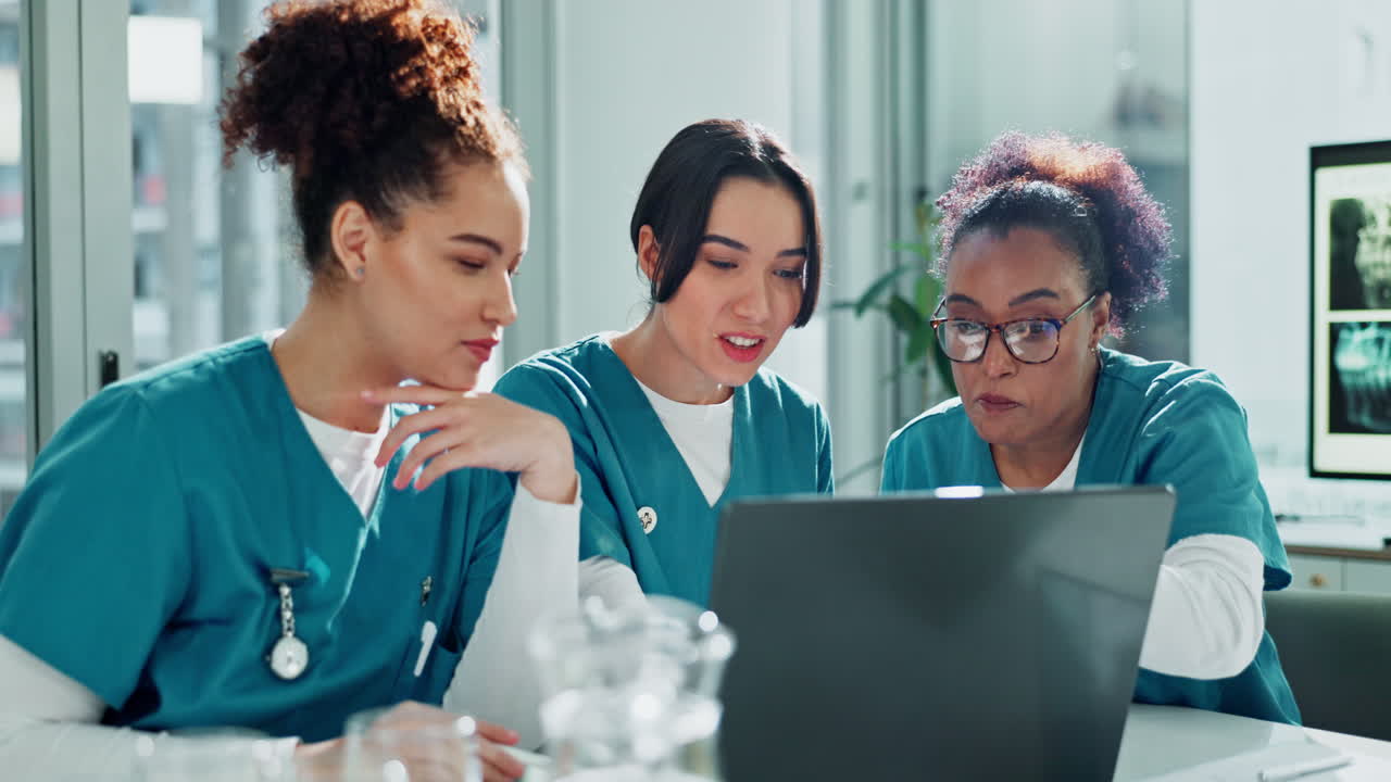 Medical Professionals Collaborating and Discussing Patient X-Rays