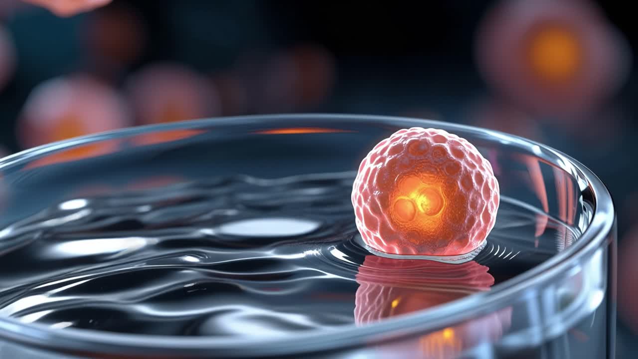 Interazione microbica: Uno sguardo ravvicinato a cellule in una piastra di Petri catturato durante una sperimentazione scientifica con meccanica dei fluidi e processi biologici
