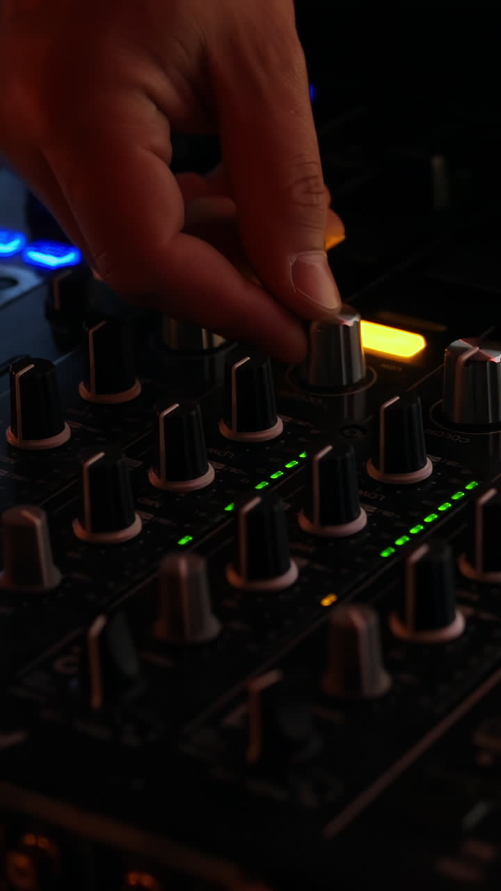 DJ Equipment Close-up
