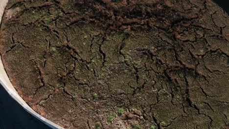 liquid manure tank full of slurry top shot