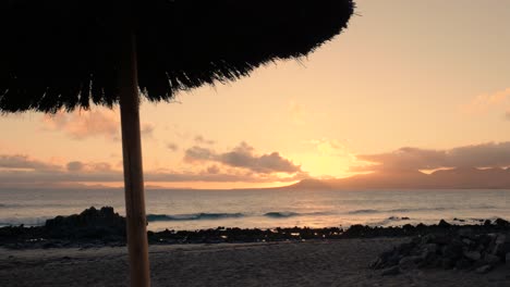sunset at the beach