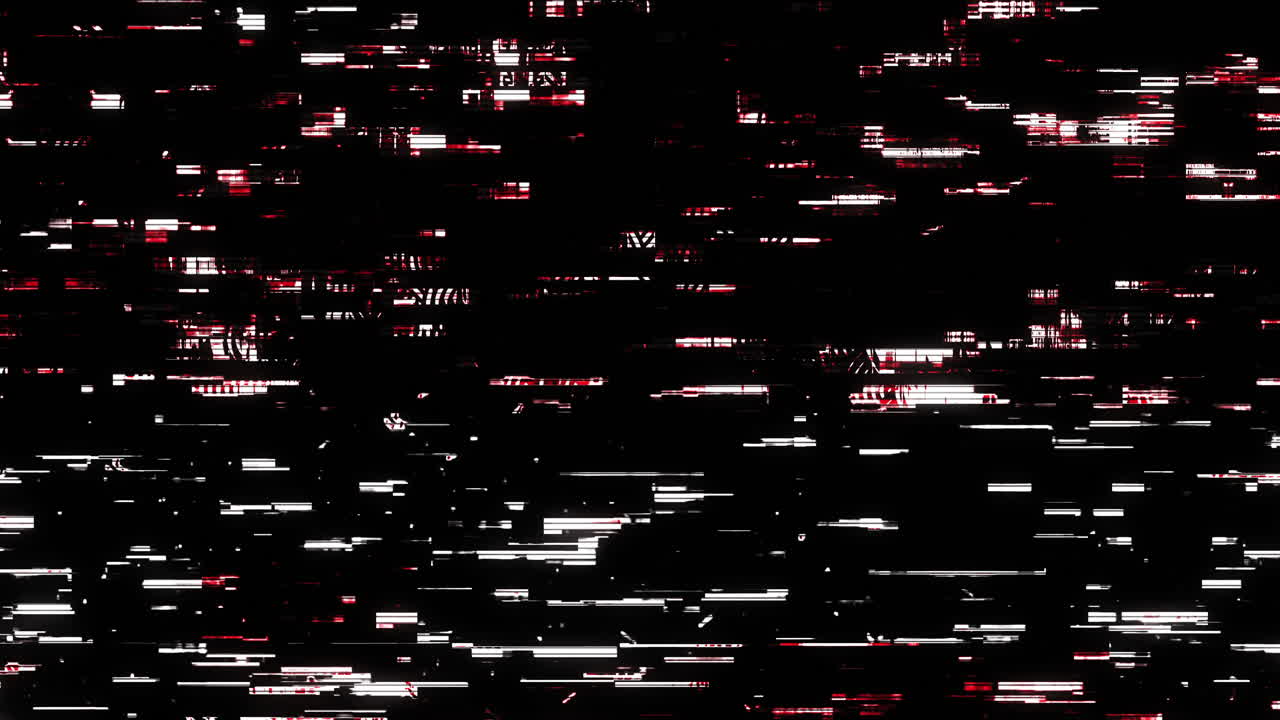 Digital Glitch Data Error Static Flickering Background