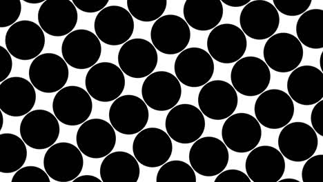 Big black polka dots - simple retro pattern for creative, 3d render, black polka dot on white background