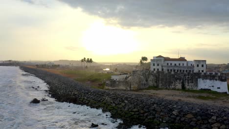 sunset shot of the elimina slave castle_1