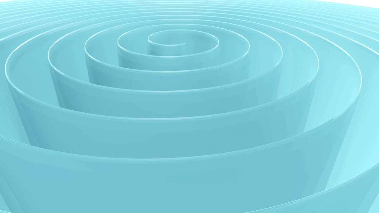 Abstract blue spiral background, computer generated background