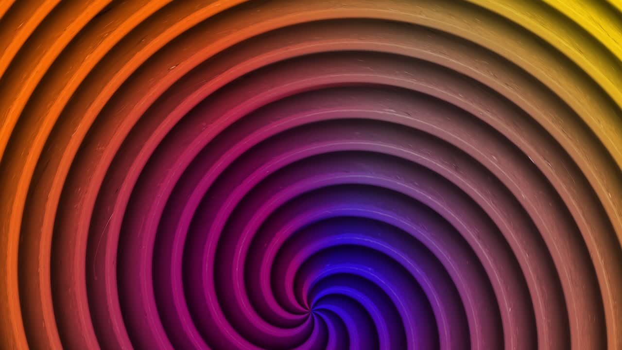 el video de gráficos de movimiento de fondo de espiral hipnótica muestra un bucle de fondo de espiral hipnótica