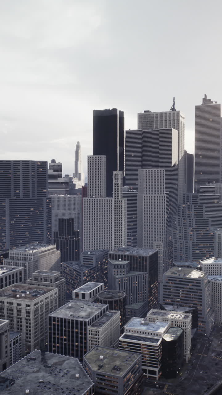 vista aérea de una ciudad moderna