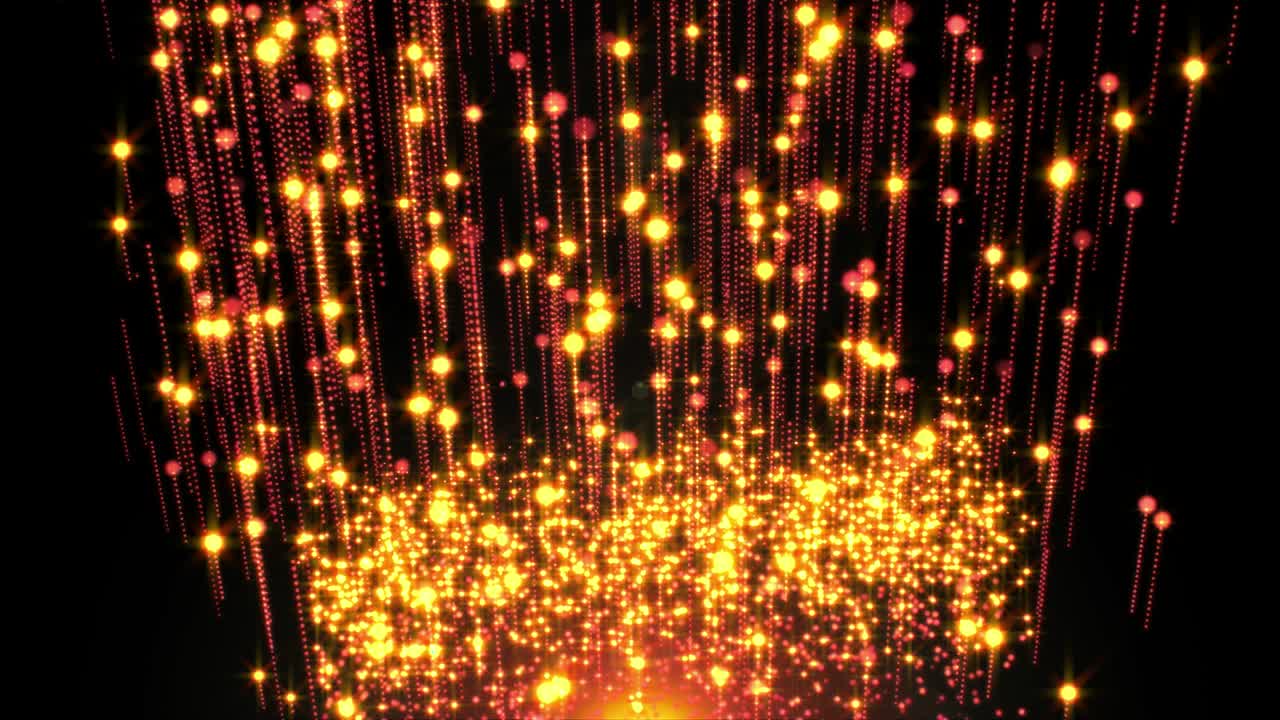 Explode Particle Sphere To Sky Concept Background