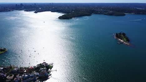 sydney - rose bay - shark island flight