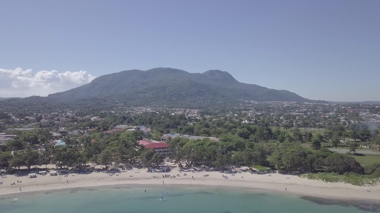 тропический остров гора доминиканская республика пуэрто-плата