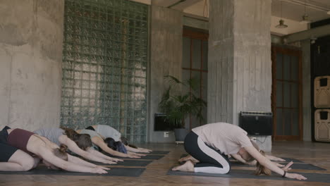 yoga class for women