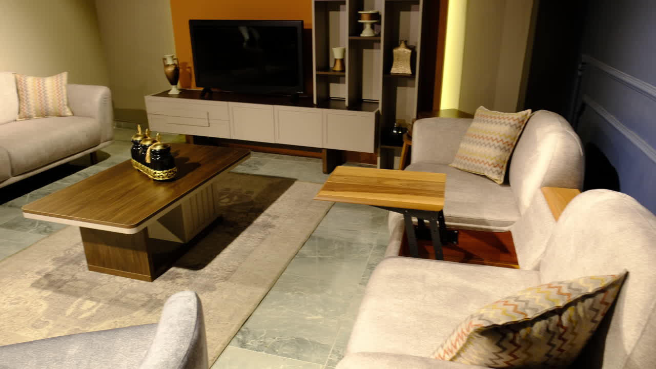 conjunto de sala de estar moderno: comodidad se encuentra con el estilo