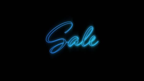 Aufstrebende-Blaue-Verkaufs-Neon-Werbetafel-4k