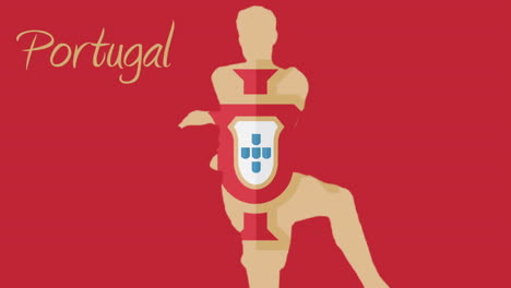 portugal world cup 2014 animation with player
