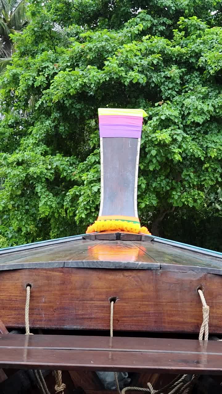 Scenic boat ride through lush tropical surroundings