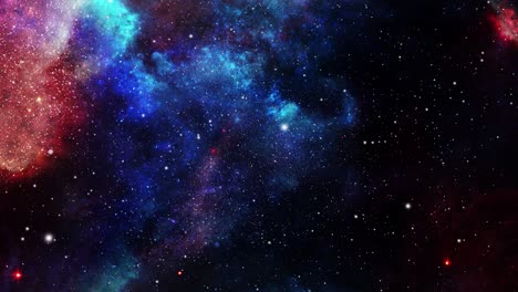 universo oscuro y nubes nebulosas en movimiento