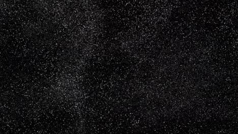lens distortion snow, falling snow isolated on black background in 4k to be used for composing, motion graphics