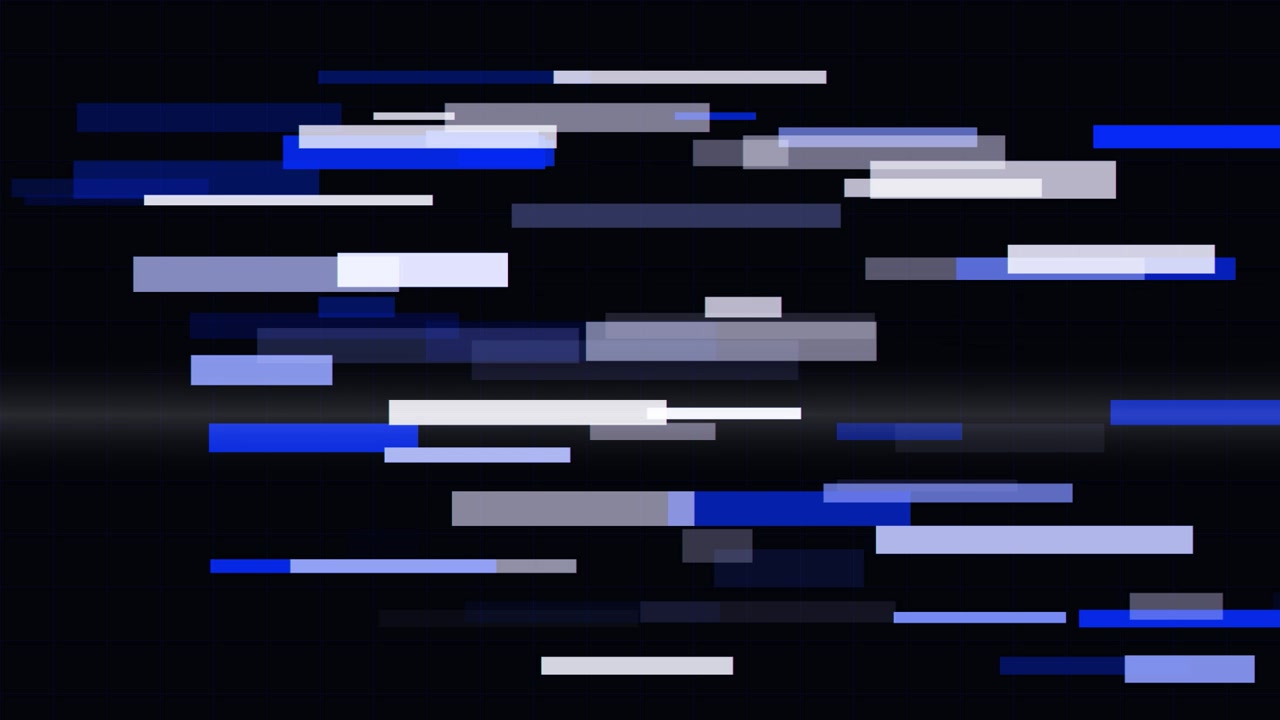 Abstract Digital Glitch Background with Moving Horizontal Bars