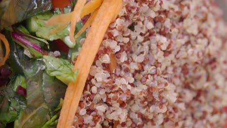 quinoa salad close up