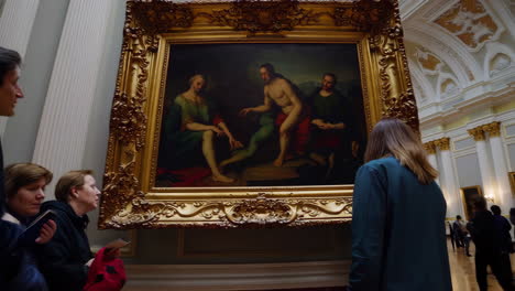 interior of an art gallery