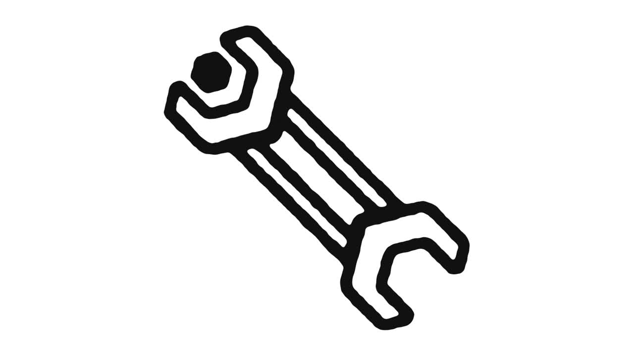 imágenes de animación de icono de solución técnica y canal alfa