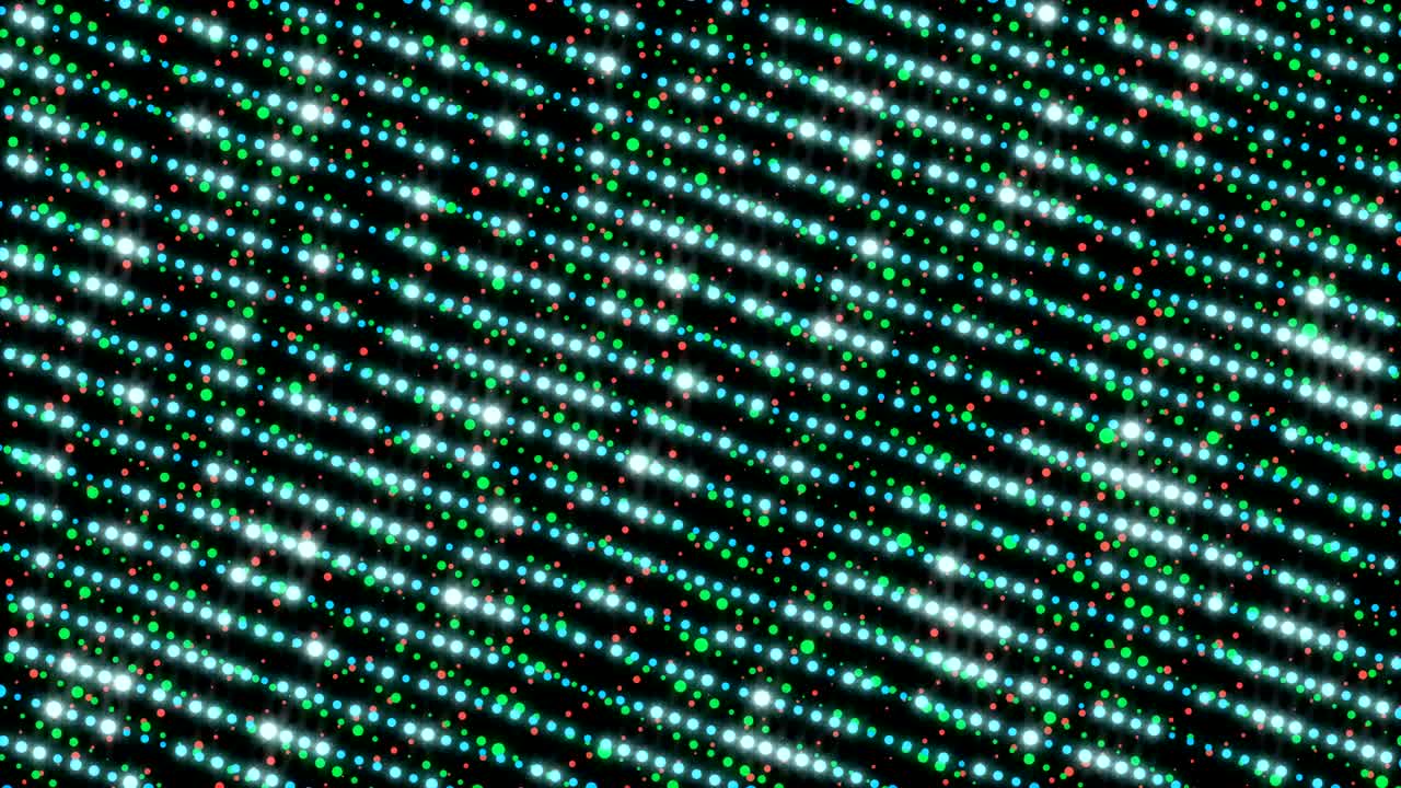 밝은 홍수 조명 배경과 입자 및 반이는. 원활한 루프를 할 수 있습니다.