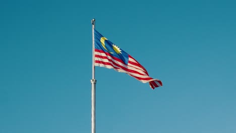 malaysia flag waving video