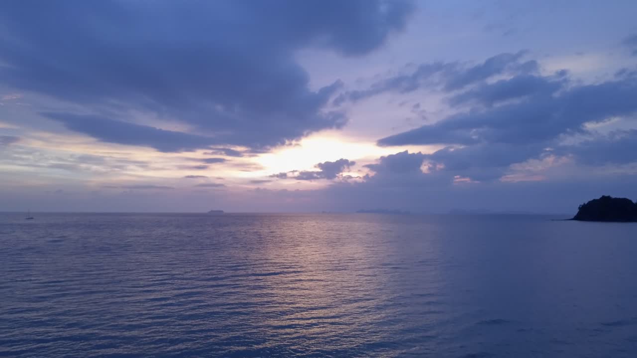 태국의 아름다운 공중 영상