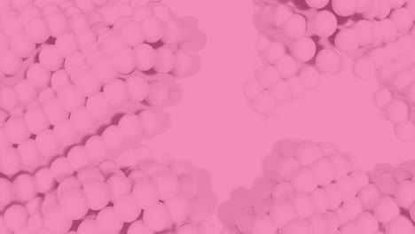 Pulsating-rows-of-pink-balls