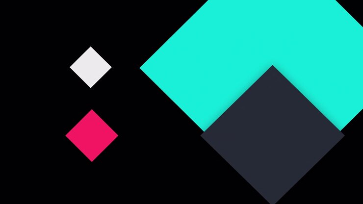 Abstract Motion Graphics Transition with Expanding Geometric Shapes