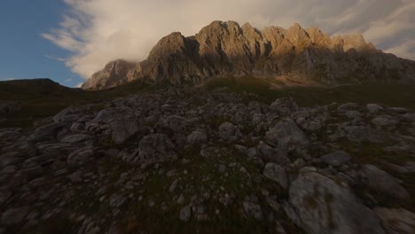 Russland,-Kaukasische-Berge,-Berg-Fisht