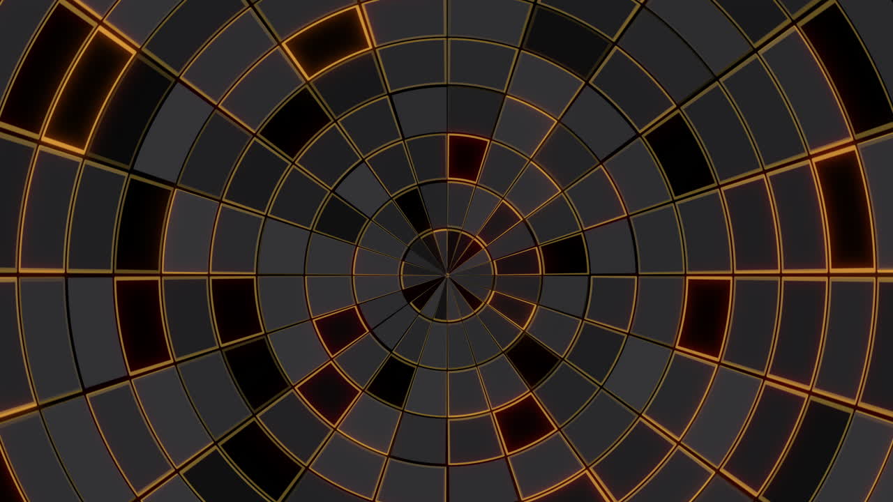 Black and orange spiral pattern