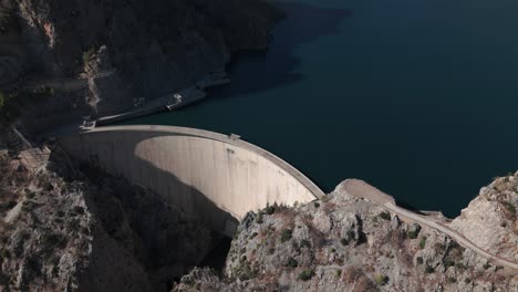 oymapinar dam and freshwater green canyon lake in antalya province, turkey