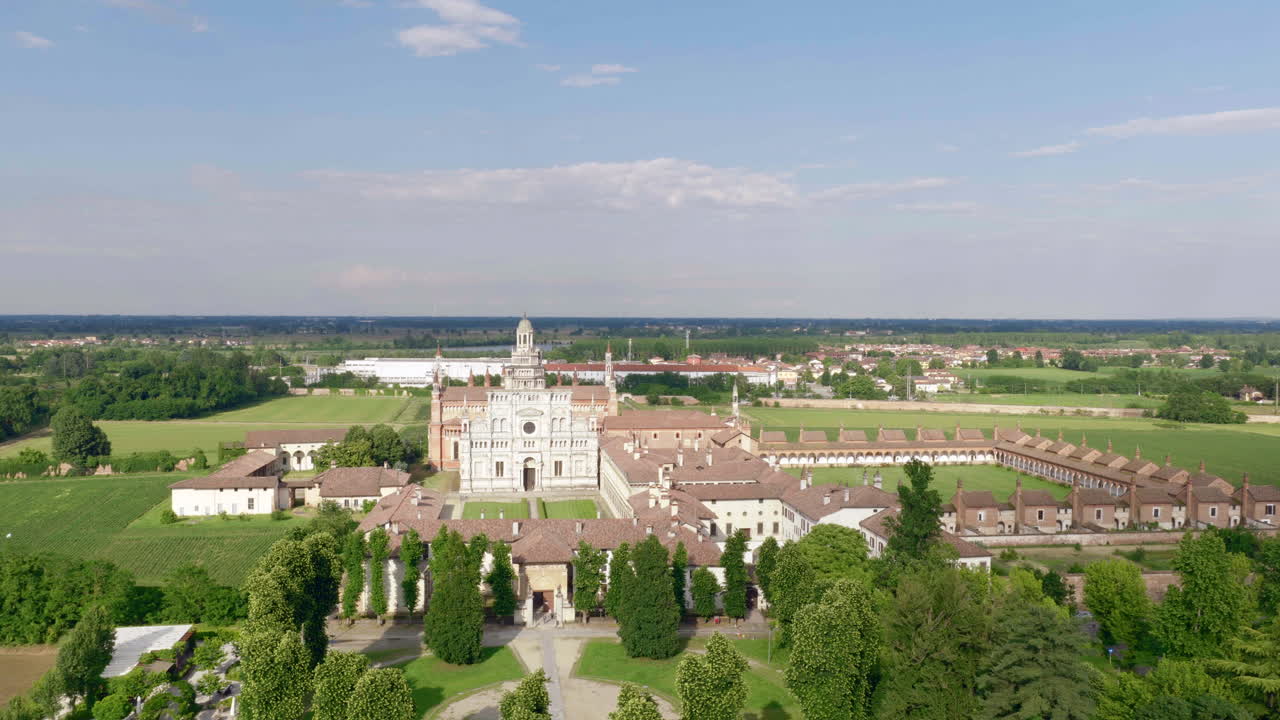 Beautiful Certosa di Pavia Gra-Car (Gratiarum Carthusia, Monastery of Santa Maria delle Grazie - Sec. XIV), Pavia, Italy