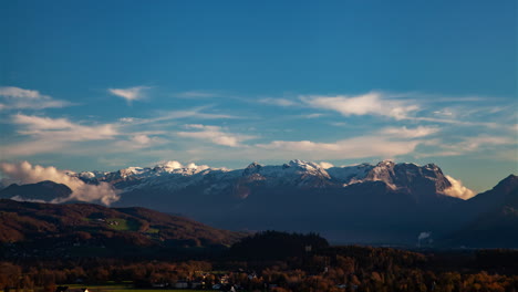salzburg mountain autumn scenery