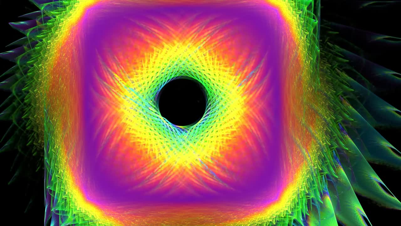 Abstract animation shining particles stars sparks and magic dust forming