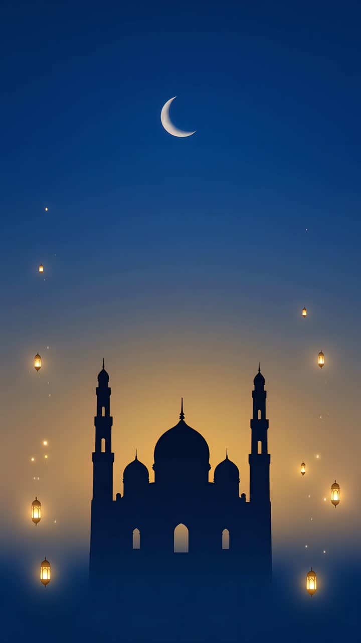 Eid al-Adha Moschea Sfondo islamico 4K