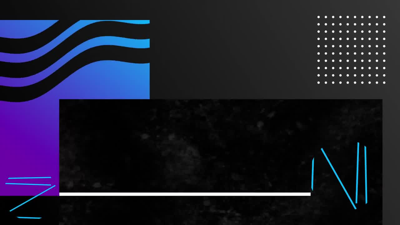 레트로 몽환적 움직임의 애니메이션