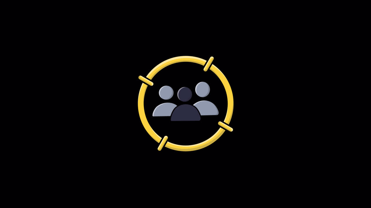 Animated Icon Showing Target Audience Selection