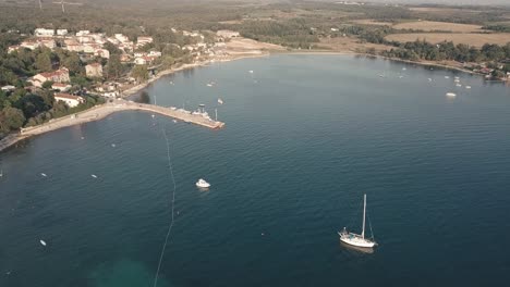 Colorgraded-drone-footage-over-croatia-beaches-and-seas