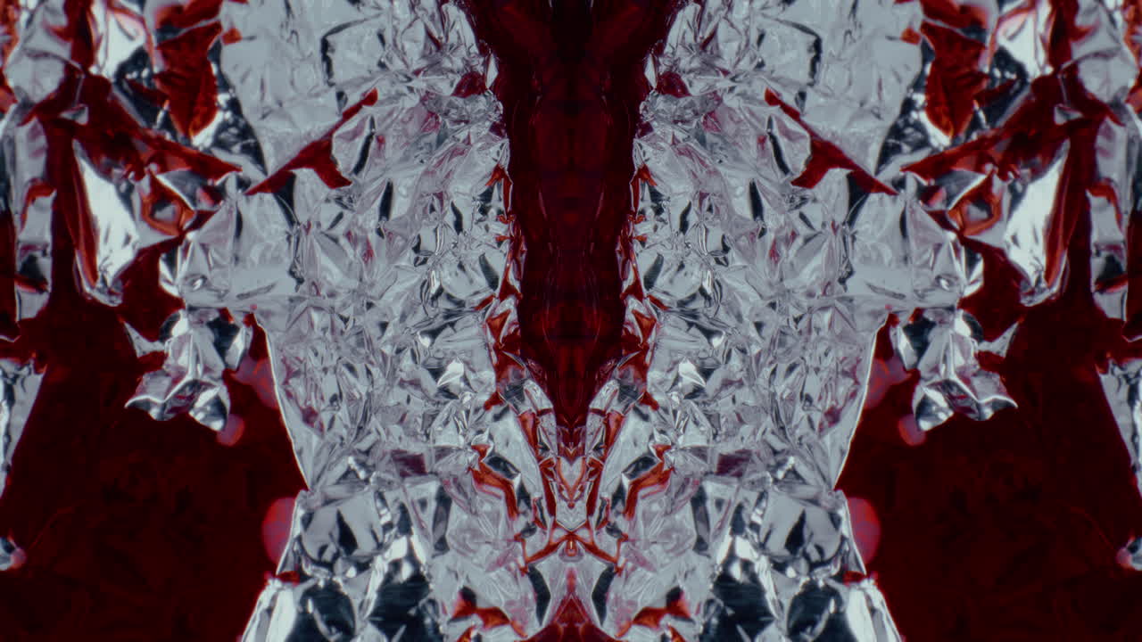 Abstract Crinkled Foil Pattern