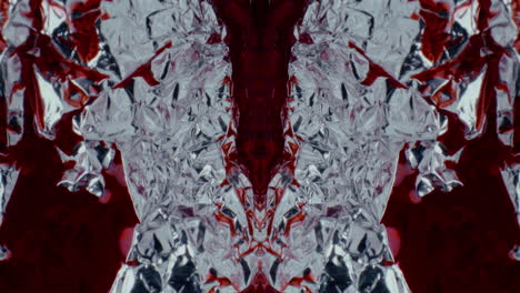 abstract crinkled foil pattern