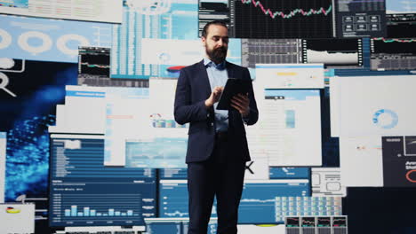 high end executive officer thinking about new powerful ideas